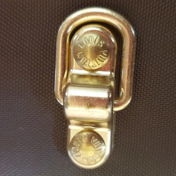 Authentic Louis Vuitton Paris,Hanging Garment Bag with 2 hangers.Made in France. - Picture 10 of 15